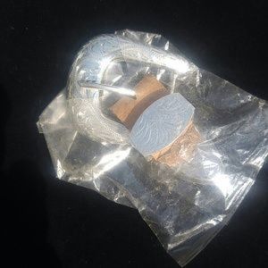 Vtg 3 Piece Western Belt Set in Silver Filigree